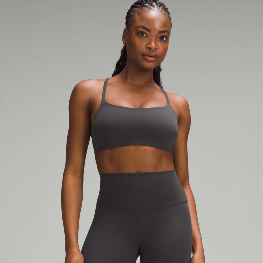 lululemon athletica Gray Sports Bra